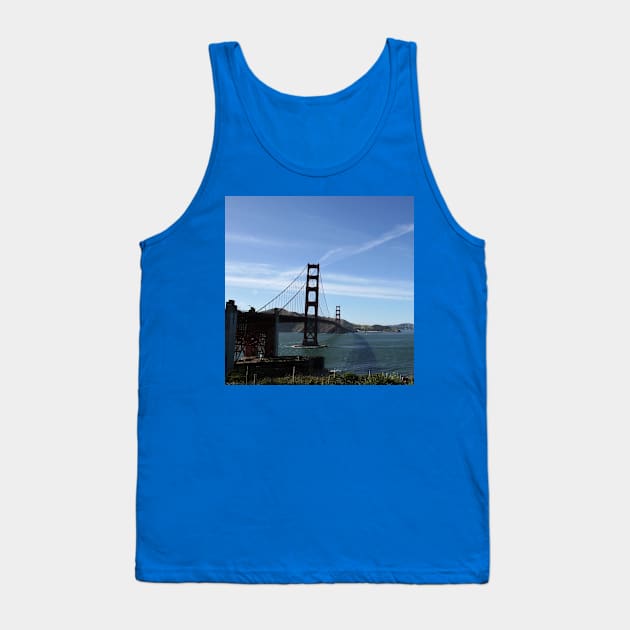 Golden Gate Bridge in San Francisco, California Tank Top by Christine aka stine1